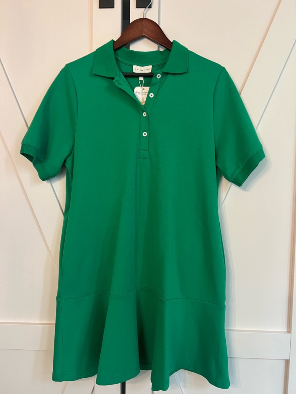 Entro Green Polo Dress